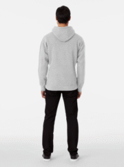 Blank black or any color, classic no print design Pullover Grey Hoodie