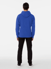 Blank black or any color, classic no print design Pullover Blue Hoodie