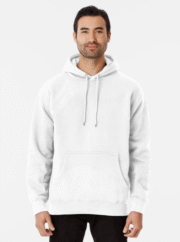 Blank White or any color, classic no print design Pullover Hoodie