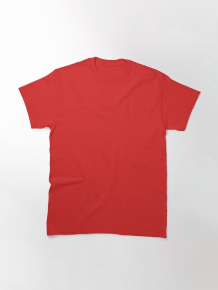 Plain T Shirt Red