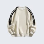 Green Sweatshirt with White Heart Logo Patch