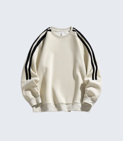 Green Sweatshirt with White Heart Logo Patch