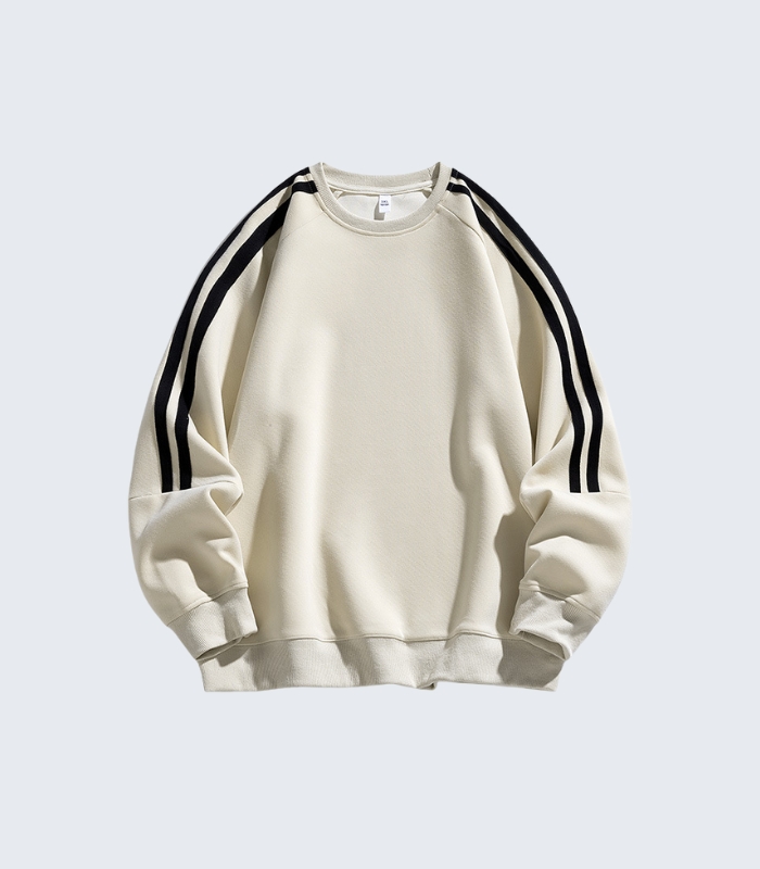 Green Sweatshirt with White Heart Logo Patch