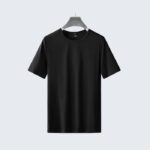 Men's Plain Black T-Shirt - Classic Casual Everyday Wear