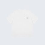 Men's White Cotton T-Shirt - Minimal Casual Summer Wear