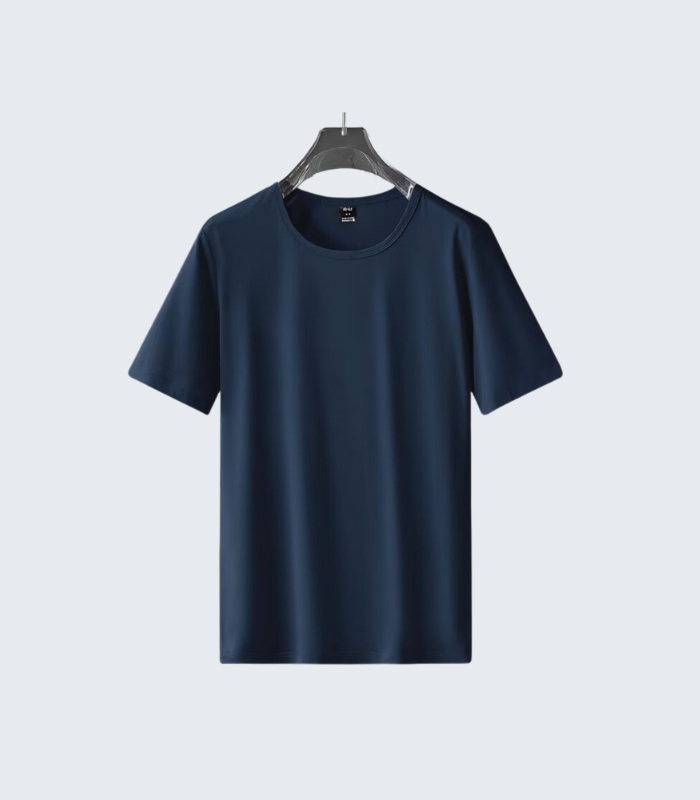 Navy Blue Plain T-Shirt - Classic Minimal Everyday Wear