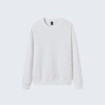 White Classic Minimal Sweatshirt