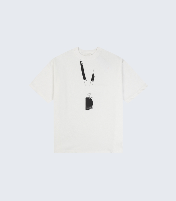 White Graphic Print T-Shirt - Casual Streetwear for Men