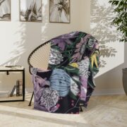 Sketch Flower Blanket - Image 2