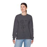 Face line art Unisex Heavy Blend™ Crewneck Sweatshirt - Image 4