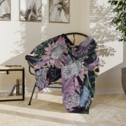 Sketch Flower Blanket