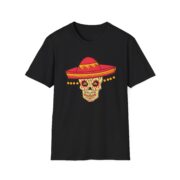 Dia De Muertos – Funky Skull T- shirt - Image 7
