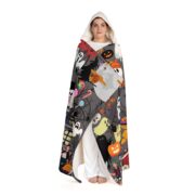Hooded Sherpa Fleece Blanket