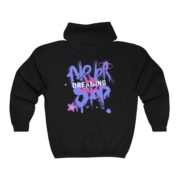 Never Stop Dreaming Full Zip Unisex Hooded Sweatshirt - Image 2