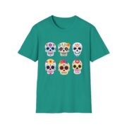 Dia De Muertos – Skull Funky T-Shirt - Image 5