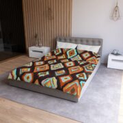 Ikat Print Duvet Cover
