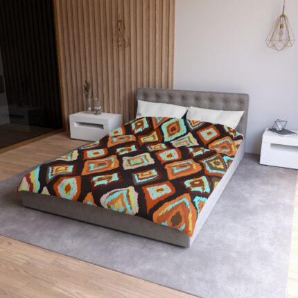 Ikat Print Duvet Cover