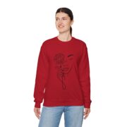 Face line art Unisex Heavy Blend™ Crewneck Sweatshirt