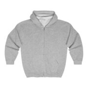 It’s Not Serious Full Zip Unisex Hooded Sweatshirt - Image 3